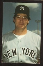 Britt Burns--New York Yankees--1986 TCMA Yankees Postcard
