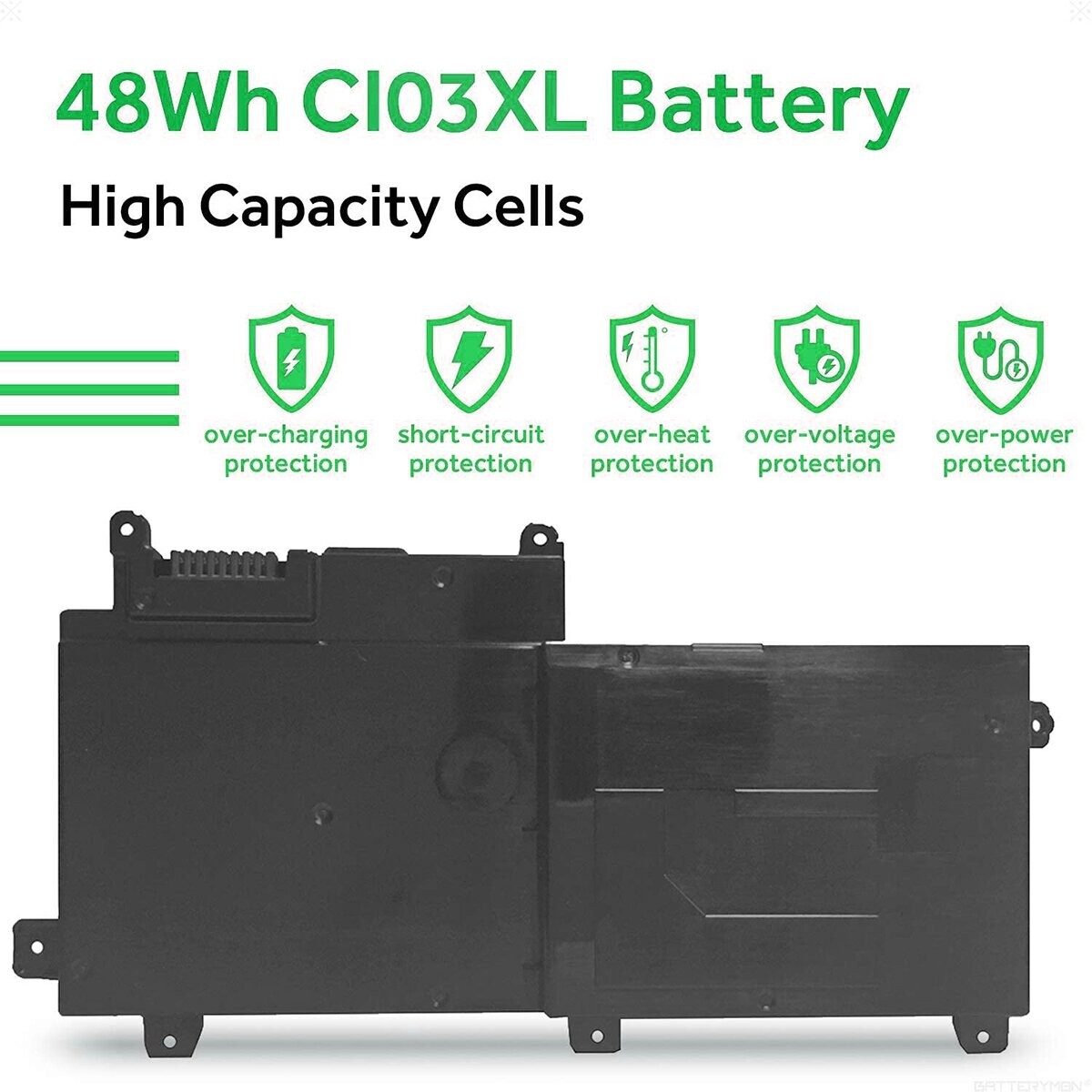 Batterie CI03 haute capacité pour notebook HP ProBook 640 G3 - 3