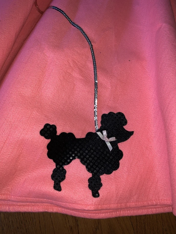 Falda Charades Rosa Neón Estilo Salmón Negra Caniche Talla XL ❤️tw11j14 Foto 2 de 4