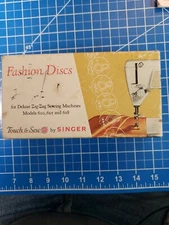 Set of 12 Singer Fashion Discs for Deluxe Zig-Zag Sewing Machine 620/625/628