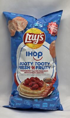 LAY'S x IHOP Rooty Tooty Fresh N Fruity Potato Chips 7 3/4 OZ Bag EXP Jan 2025
