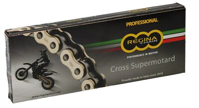 CATENA RACING REGINA 420 RX3 136 MAGLIE ORO CROSS SUPERMOTARD MOTO