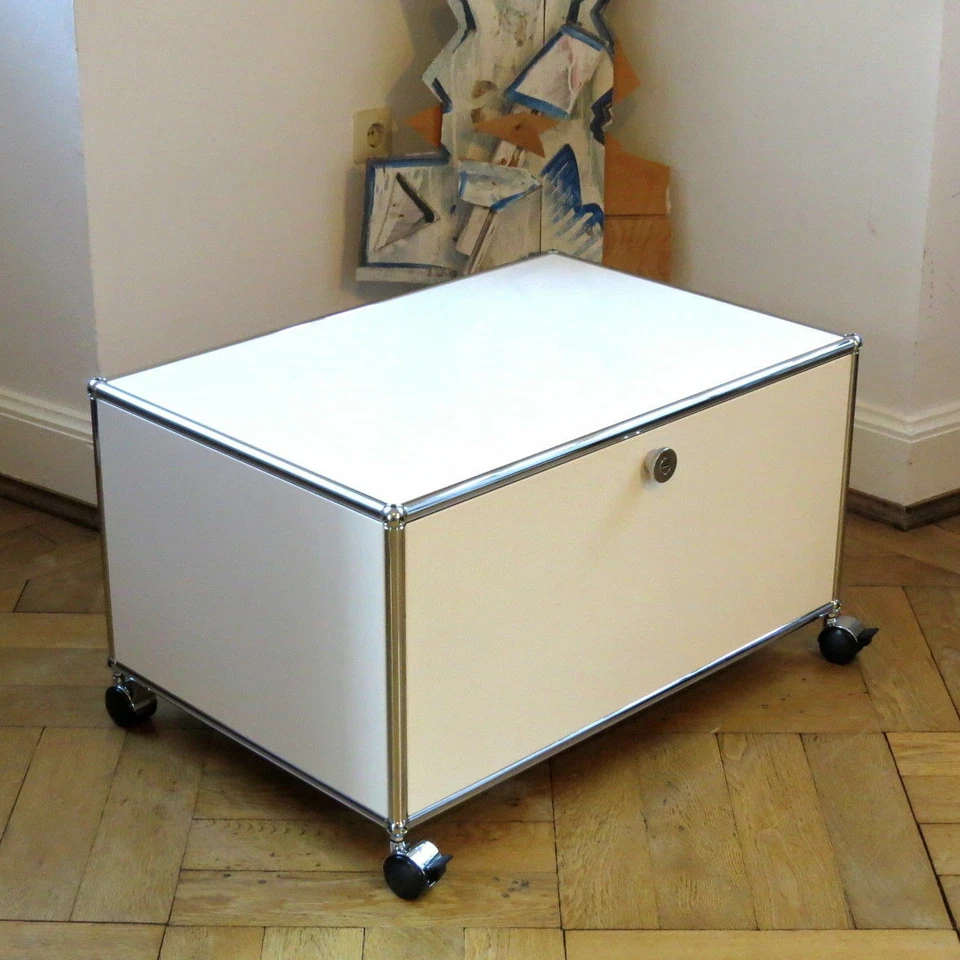 * USM Haller Lowboard Sideboard Nachttisch * Reinweiß * Rechnung & MwSt. * weiß