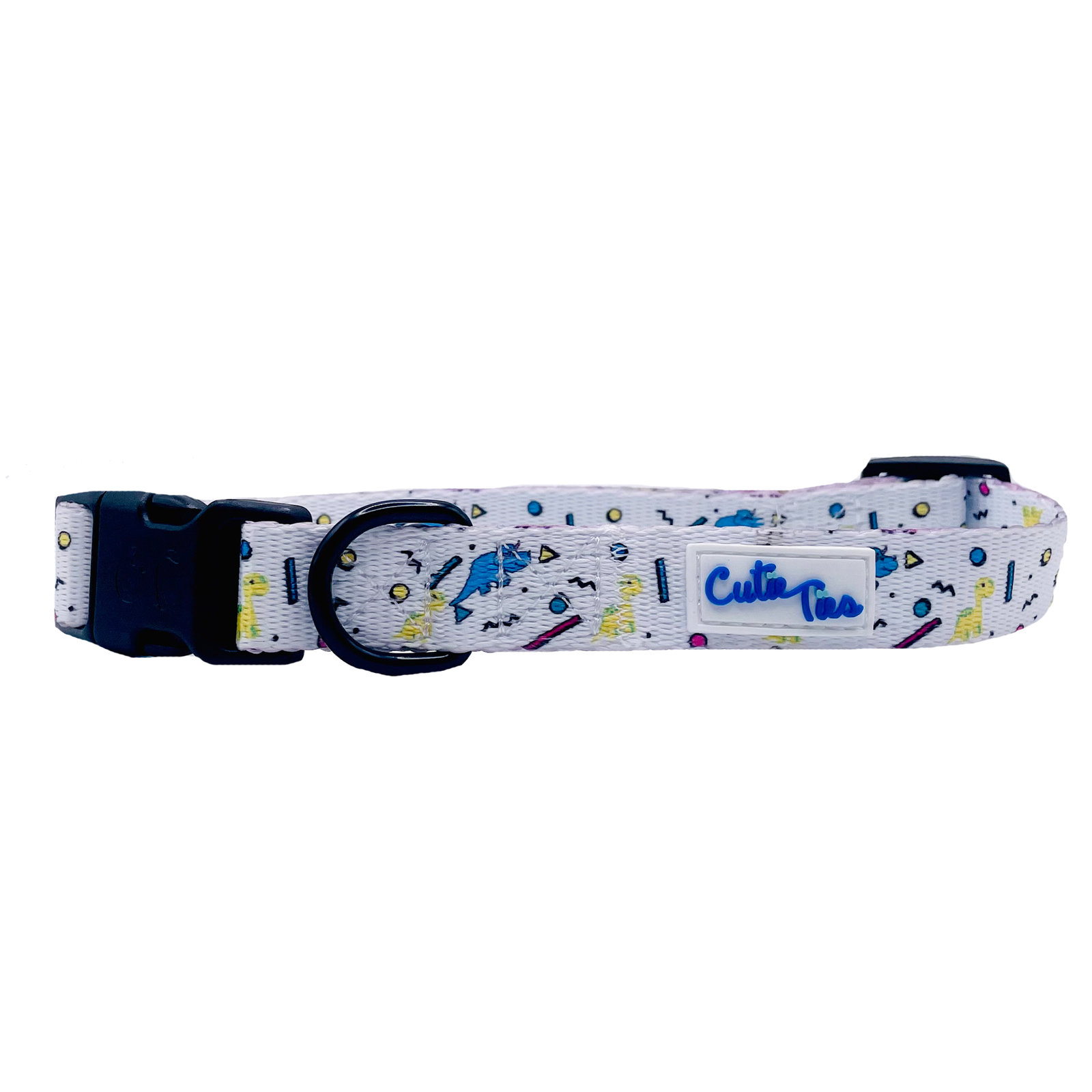 Colorful Cutie Ties Patterned Dog Collar for Pets