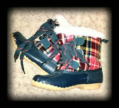 Aqua Stop Keri Women's Winter Snow Ankle Duck Boot size EUC