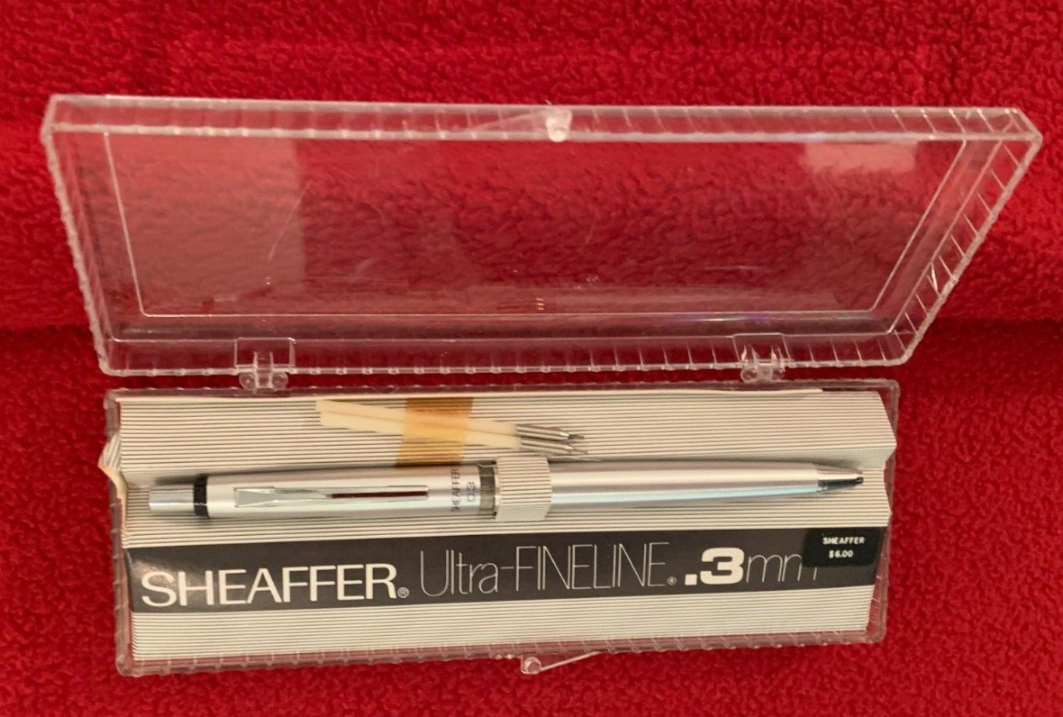 Sheaffer Fine Line RARE Vintage NEW Sheaffer Ultra Fineline Mechanical Clutch Pencil .3mm ...