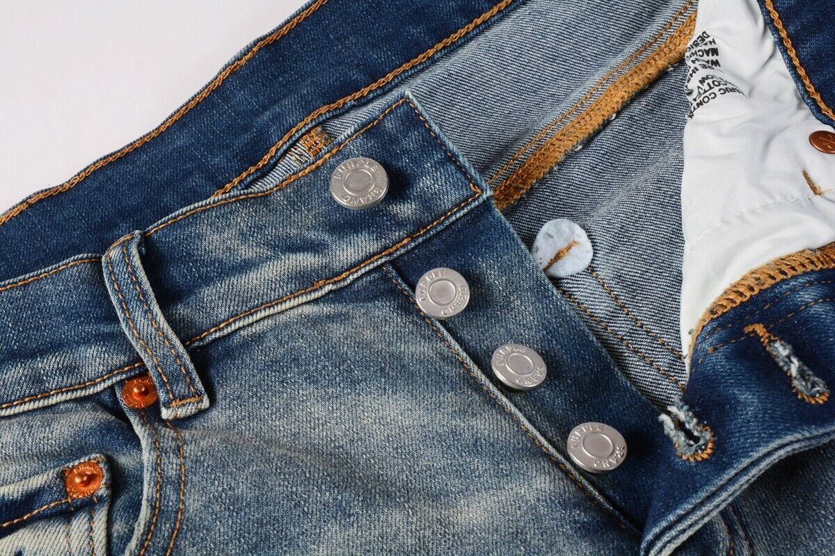 Purple Brand Men's Personality Fashion Ripped Trendy Jeans Purple Brand Men's Personality Fashion Ripped Trendy Jeans