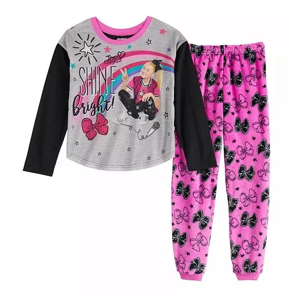 Two piece fleece pajamas sale