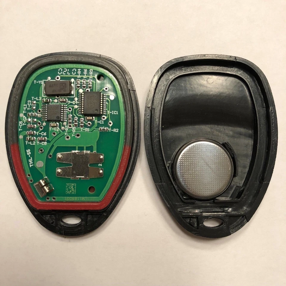 2007 2008 2009 GMC Sierra 1500 OEM Electronics controle remoto sem chave Fob 4B 15913421  - Imagem 3 de 4