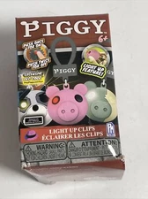 Piggy Blind Box Light Up Clips Mystery Figure Clip One Random New Damaged Box