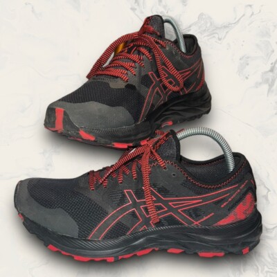 ASICS Gel Excite Trail Graphite Grey Electric Red Hiking Shoes