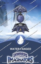 Skylanders Imaginators Water Fanged Creation Crystal NFC Card FACTORY RESET