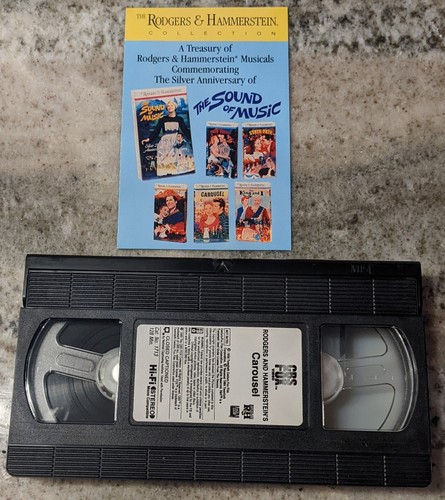 Carousel CBS Fox Rodgers & Hammerstein Collection (VHS, 1991) CLEANED & TESTED - Picture 3 of 5