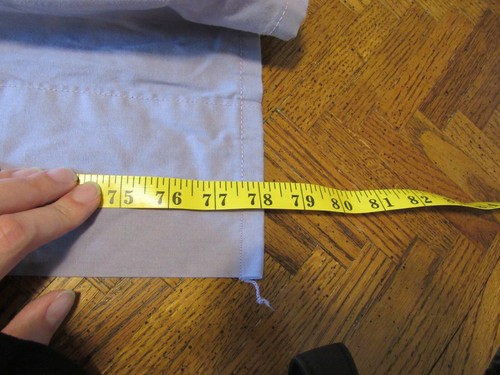 Spring Double purple flat sheet - Picture 4 of 5