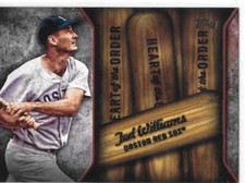 2015 Topps Series 2 Baseball Heart of the Order Ted Williams Red Sox
