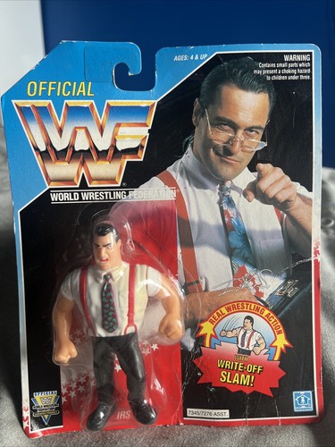 *** WWF HASBRO IRS IRWIN R SCHYSTER MOC WWE WCW BR...