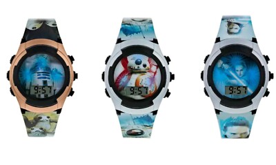 Star Wars LED Blinkuhr Digital Zeitanzeige Kinder Geschenk von Disney