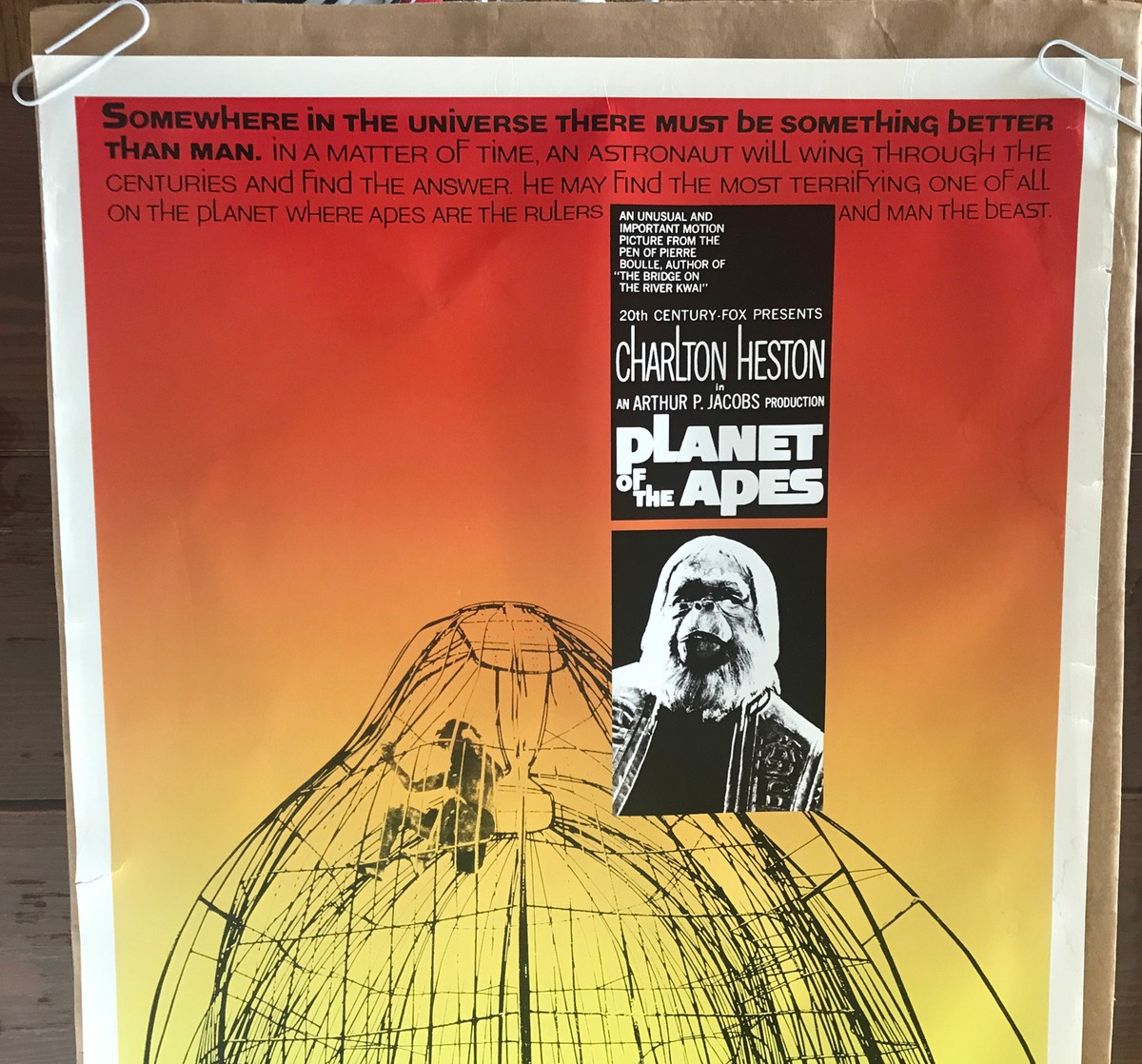 Planet Of The Apes Movie TV Poster Reprint Panavision Color By