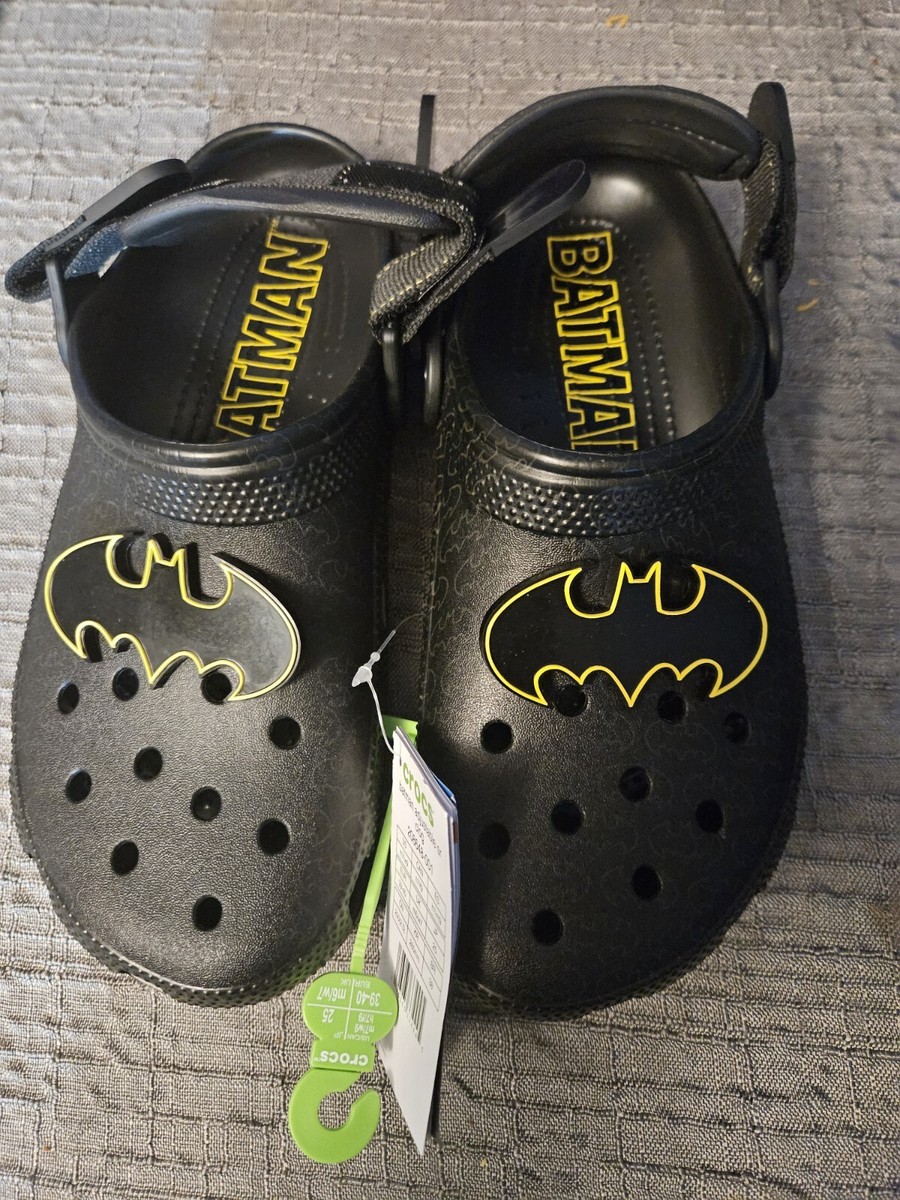 Crocs Mens Batman Adjustable SR Clogs Shoes, Unisex, W8/M6  display picture 1
