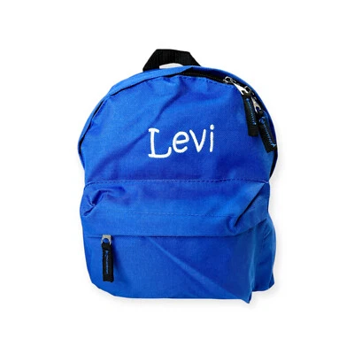 MARKENLOS Kinderrucksack mit Name personalisierbar KITA Reise verschiedene Farben