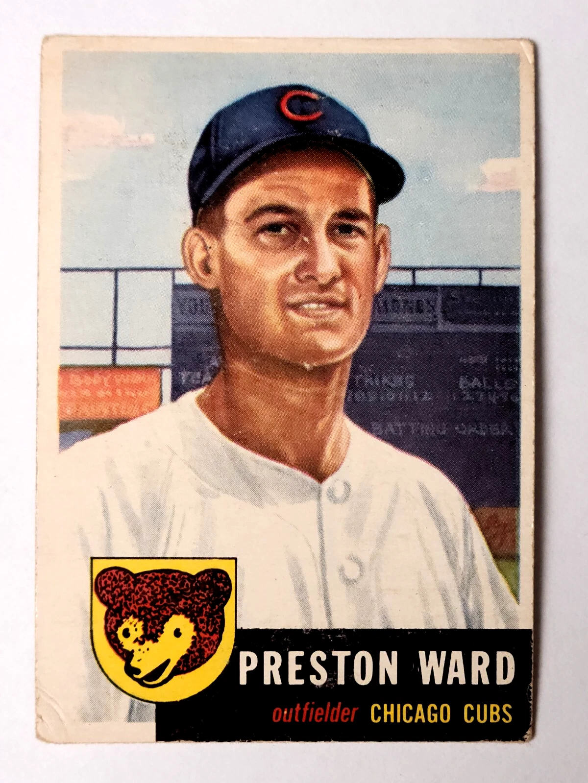 1953 Topps Baseball – Preston Ward 173 – Set Breakup – VG