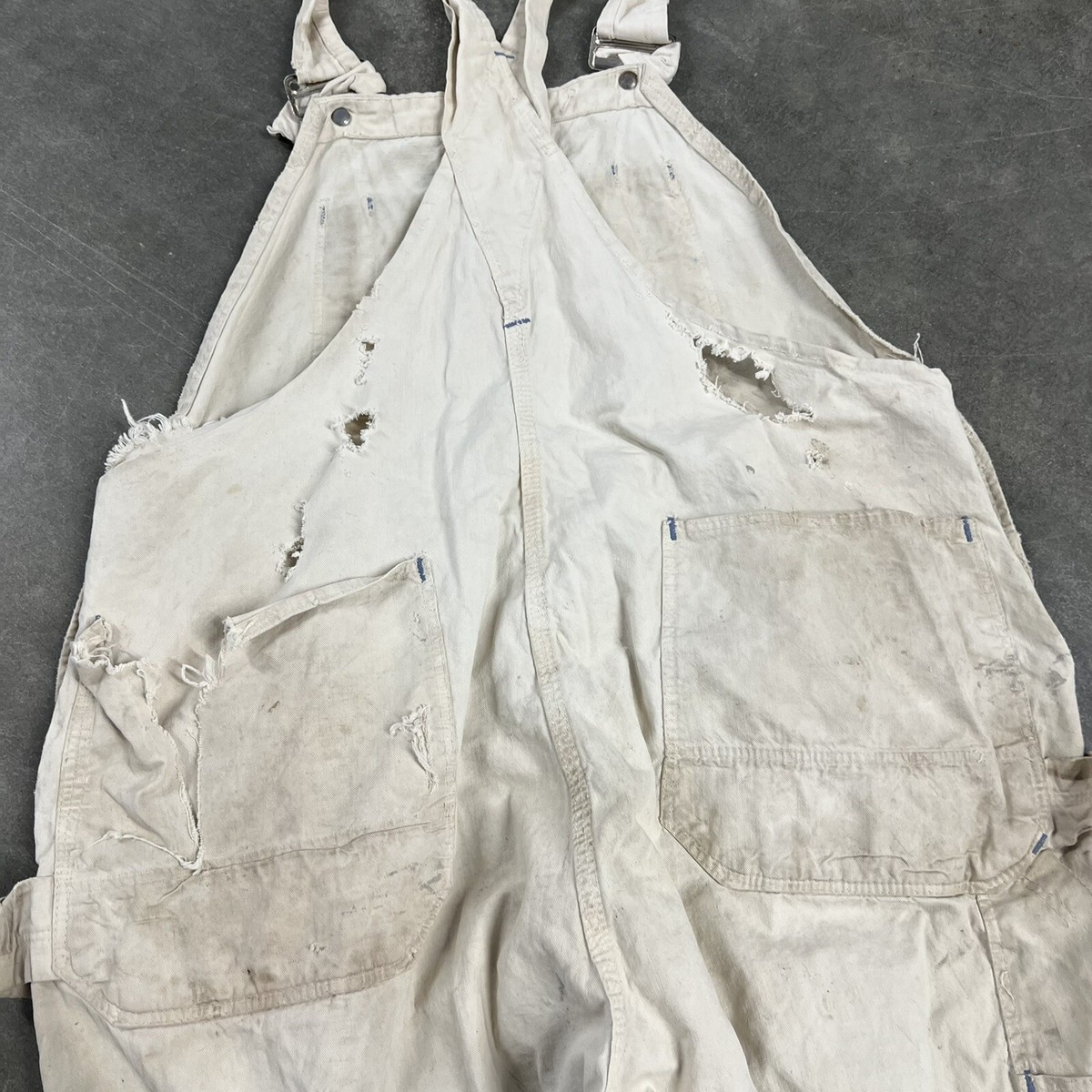 Vintage Union Made HERCULES Bib Overalls RARE 50s 40W X 30L