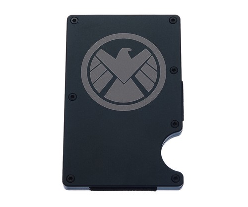 Marvel S.H.I.E.L.D Shield RFID Blocking Men Wallet Money Clip Credit Card Holder - Picture 6 of 19