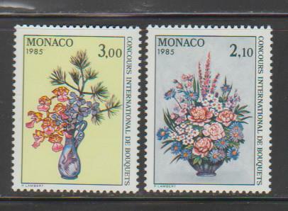 MONACO STAMPS 1984 FLOWER SHOW 1985 MNH - MONA180 - Picture 1 of 1