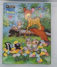 Vintage Golden Disney Bambi Jigsaw Puzzle 200 Piece Thumper Friend Owl 4716