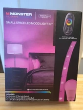 Monster Illuminessence Small Space LED Mood Light Kit w/Remote Open Box