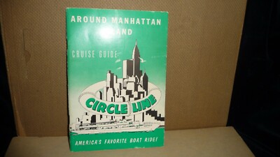 #1/16 1959 Pictures  BOOKLET Circle Line Boat Around Manhattan Island NY