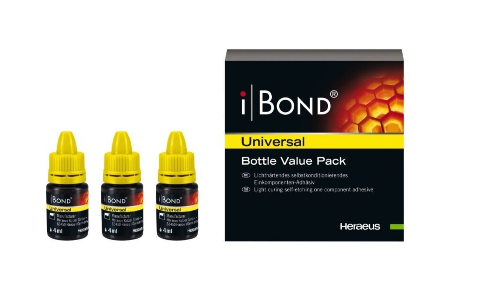 Kulzer iBond Universal 0.1 fl oz Adhesive 3 Pack (66061412) for sale online eBay