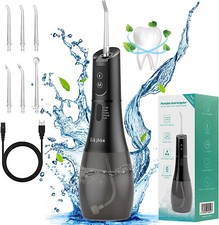 Water Flossers for Teeth Cleaning, Cordless w/ 5 Modes/Rechargeable/Fix Plaque