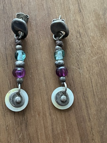 Ohrringe UNO De 50 Silber Stecker Hängend - Bild 2 von 4
