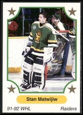 1991-92 7th Inning Sketch WHL #261 Stan Matwijiw