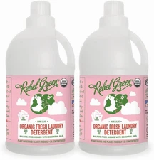 Rebel Green Organic Laundry Detergent - Natural 68 Fl Oz (Pack of 2) 