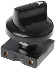 Black Fan Rotary Switch 4 Position 3 Speed Selector Switch Governor with Button