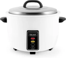 Aroma Housewares 60-Cup (Cooked) Rice Cooker (ARC-1033E), White