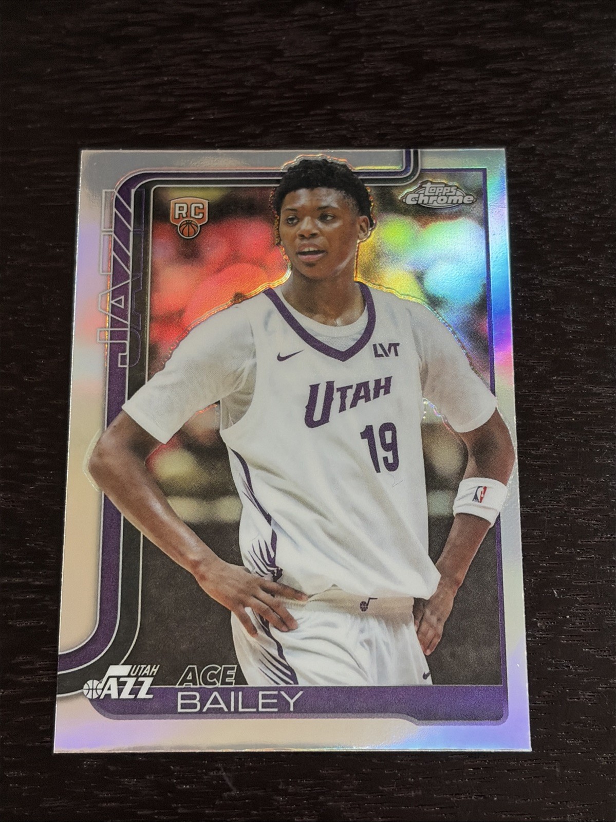 2025-26 Topps Chrome - Ace Bailey #255 Refractor (RC) Jazz
