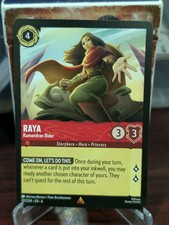 Raya - Kumandran Rider  Disney Lorcana Azurite Sea  107/204 Rare Non Foil