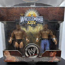 JAKKS Pacific WWE Road to WrestleMania XXIV Randy Orton & Cena 2-Figure Set