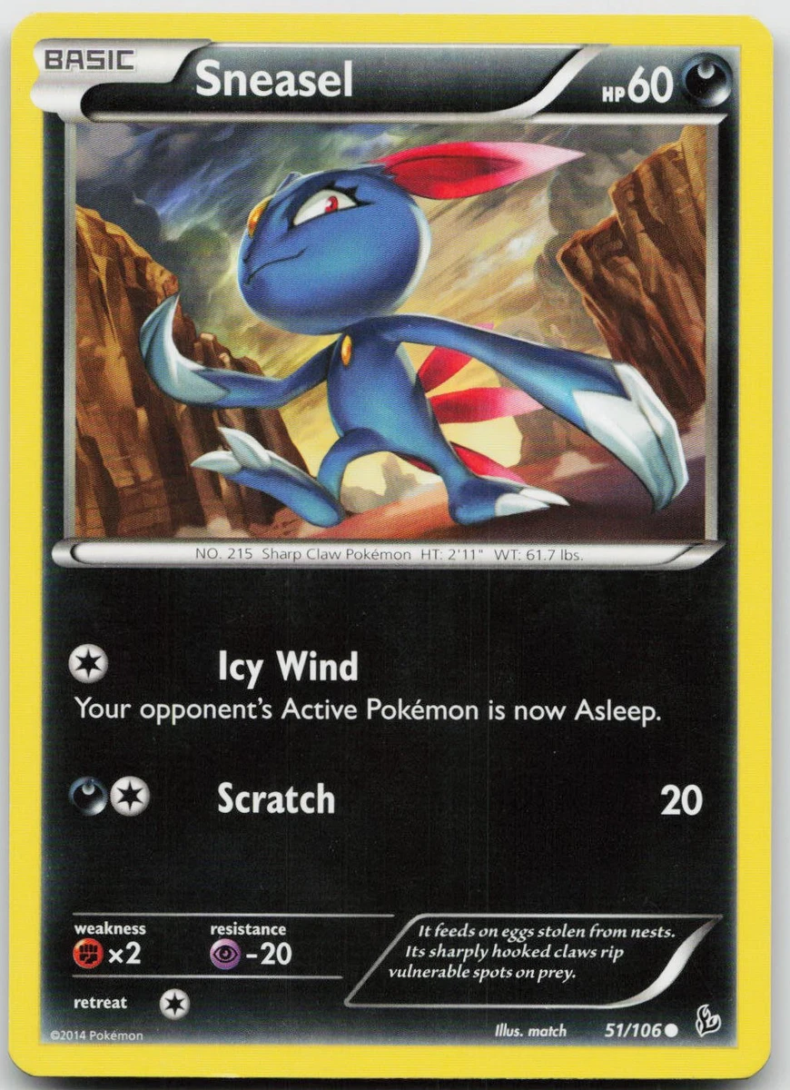 Sneasel Pokémon TCG Cards for sale | eBay