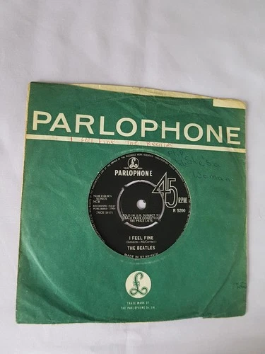 Beatles...I feel fine.  7" Single.