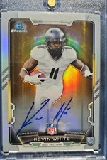 2015 Bowman - Chrome Rookie Autographs Kevin White #RCRA-KWH Refractor (AU, RC)