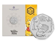 2026 Winnie the Pooh - 01 Kindness 50p BU Coin in Royal Mint Sealed Pack