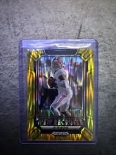 2025 Panini Prizm Draft Picks #7 Jalen Milroe New Recruits Gold Wave Prizm /49