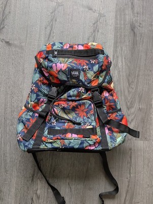   Vans Rucksack - Skater - Schule - Uni - Floral - Bunt - Blumen - Skateboard  