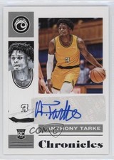 2021-22 Panini Chronicles Draft Picks Rookie Signatures Anthony Tarke Auto 00jj