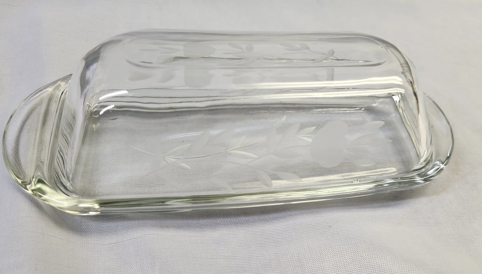 VINTAGE PRINCESS HOUSE HERITAGE 1/4 lb STICK BUTTER DISH & COVER!