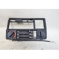 Damaged 1984-1991 BMW E30 Radio HVAC Climate Control Surround Trim Face Panel OE